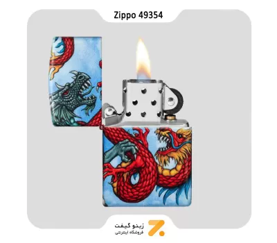 فندک زیپو 540 رنگ طرح اژدها مدل 49354-Zippo Lighter 49354 ​Dragon Design 540 color