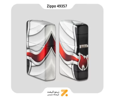 فندک زیپو 540 رنگ طرح شعله مدل 49357-Zippo Lighter 49357 49352 FLAME DESIGN