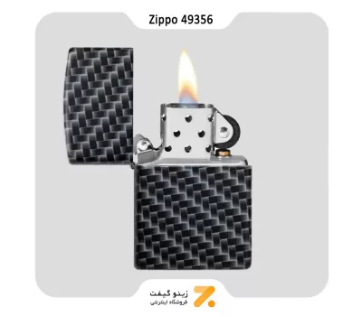 فندک زیپو 540 رنگ طرح فیبر کربن مدل 49356-Zippo Lighter 49356 49352 CARBON FIBER DESIGN