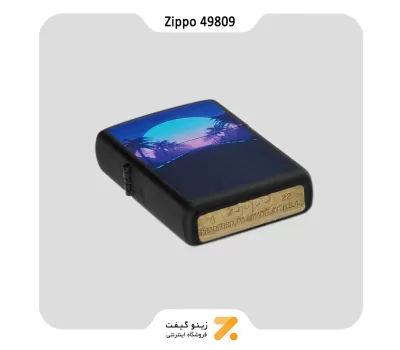فندک زیپو بلک لایت طرح غروب مدل 49809-Zippo Lighter 49809 218 SUNSET BLACK LIGHT DES