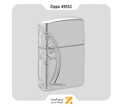 فندک زیپو تمام نقره طرح درخت زندگی مدل 49552-Zippo Lighter Sterling Silver Tree of Life Design