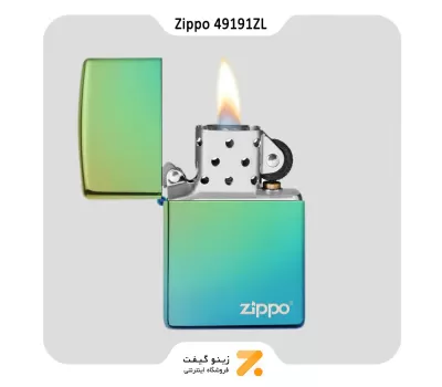 فندک زیپو سبز مدل 49191 زد ال-Zippo Lighter 49191ZL WZIPPO- LASERED