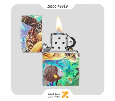 فندک زیپو شبرنگ نقاشی گای هاروی مدل 49819-Zippo Lighter 49819 49193 GUY HARVEY