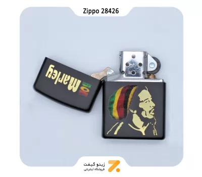 فندک زیپو طرح باب مارلی مدل 28426-Zippo Lighter ​28426 Bob Marley