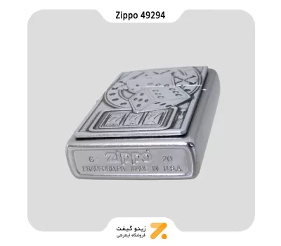 فندک زیپو طرح برجسته از نماد خوش شانسی مدل 49294-Zippo Lighter 49294 Lucky Seven Emblem