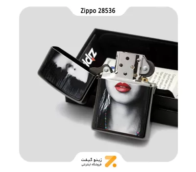 فندک زیپو طرح دختر مدل 28536-Zippo Lighter ​28536 Red Lips