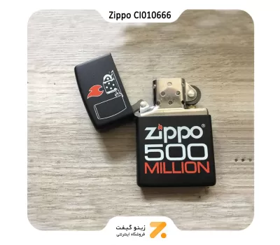 فندک زیپو طرح فندک زیپو و نوشته ۵۰۰ میلیون زیپو مدل سی آی 010666-Zippo Lighter 218 CI010666 SOL 500TH MILLION