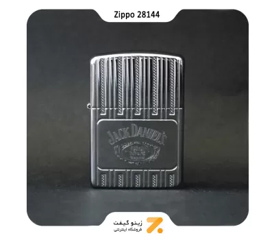 فندک زیپو طرح لوگو جک دنیلز مدل 28144-Zippo Lighter 28144 Jack Daniels
