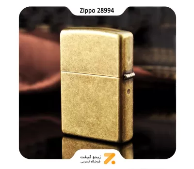 فندک زیپو طرح لوگو زیپو مدل 28994-​Zippo Lighter 28994 201FB ZIPPO STAMP