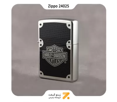 فندک زیپو طرح لوگو هارلی دیویدسون مدل 24025-​Zippo Lighter 24025-205 HD CARBON FIBER