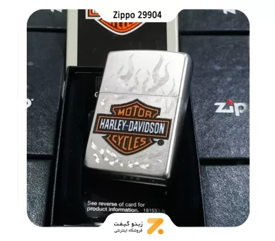 فندک زیپو طرح لوگو هارلی دیویدسون مدل 29904-Zippo Lighter 29904 205 HARLEY DAVIDSON