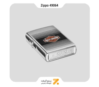 فندک زیپو طرح لوگو هارلی دیویدسون مدل 49064-​Zippo Lighter 49064 250 HARLEY DAVIDSON