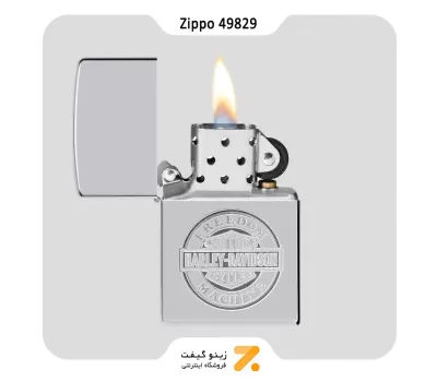 فندک زیپو طرح لوگو هارلی دیویدسون مدل 49829-Zippo Lighter 49829 250 Harley Davidson