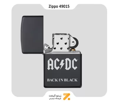 فندک زیپو طرح لوگو گروه ای سی دی سی مدل 49015-Zippo Lighter 49015 218 ACDC
