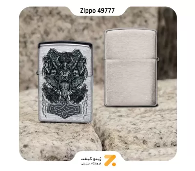 فندک زیپو طرح وایکینگ مدل 49777-Zippo Lighter 49777 200 VIKING DESIGN
