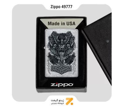 فندک زیپو طرح وایکینگ مدل 49777-Zippo Lighter 49777 200 VIKING DESIGN