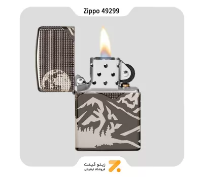 فندک زیپو طرح کوهستان مدل 49299-Zippo Lighter 49299 24095 MOUNTAIN DESIGN