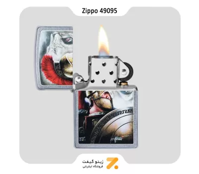 فندک زیپو طرح گلادیاتور مدل 49095-​Zippo Lighter 49095 207 MAZZI