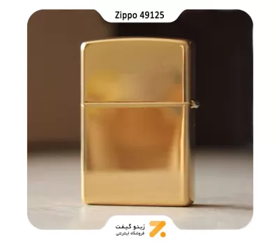 فندک زیپو طلایی طرح شبدر مدل 49125-Zippo Lighter 49125 254B GRAFFITI CLOVER DESIGN