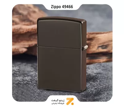 فندک زیپو قهوه ای تیره طرح لوگو هارلی دیویدسون مدل 49466-Zippo Lighter 49466 49180 HARLEY DAVIDSON