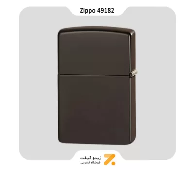 فندک زیپو قهوه ای تیره طرح ناو جنگی وایکینگ ها مدل 49182-​Zippo Lighter 49182 49180 VIKING WARSHIP DESIGN