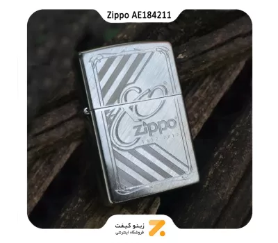 فندک زیپو لوگو زیپو مدل ای اِی 184211-Zippo Lighter ​28182 AE184211 PLANETA 80TH ANNIVE