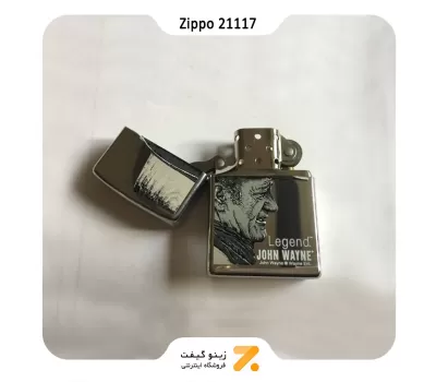 فندک زیپو لیمیتد ادیشن سال 2005 مدل 21117-​Zippo Lighter 21117 John Wayne Legend