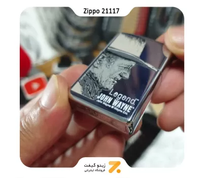 فندک زیپو لیمیتد ادیشن سال 2005 مدل 21117-​Zippo Lighter 21117 John Wayne Legend