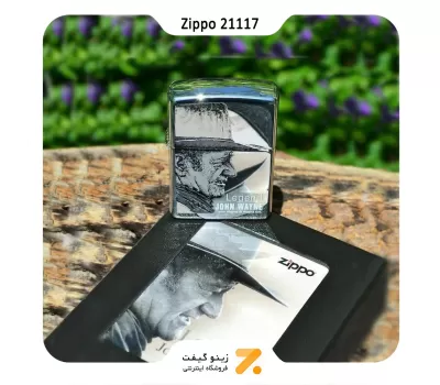 فندک زیپو لیمیتد ادیشن سال 2005 مدل 21117-​Zippo Lighter 21117 John Wayne Legend