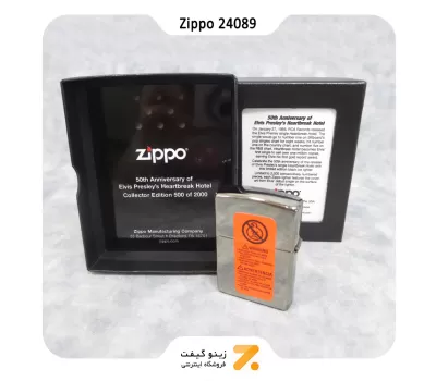 فندک زیپو لیمیتد ادیشن سال 2006 مدل 24089-Zippo Lighter 24089 Elvis Hearbreak Hot