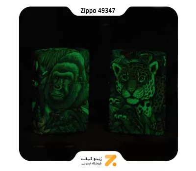 فندک زیپو لیمیتد ادیشن شبرنگ مدل 49347 طرح جنگل-​Zippo 25th Anniversary Mysteries of the Forest Limited Edition 49347 Feuerzeug
