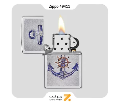 فندک زیپو مدل 49411 طرح لنگر-​Zippo Lighter 49411 Anchor Design