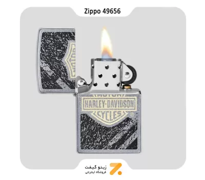 فندک زیپو مدل 49656 طرح لوگو هارلی دیویدسون-Zippo Lighter 49656 207 HARLEY DAVIDSON