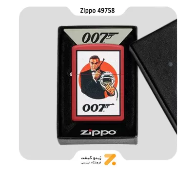 فندک زیپو مدل 49758 طرح جیمزباند-​Zippo Lighter 49758 233 BOND BT ALL