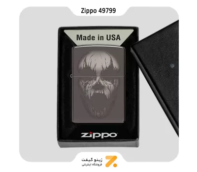 فندک زیپو مدل 49799 طرح جیغ-​Zippo Lighter 49799 150 SCREAMING MONSTER DESIG-1