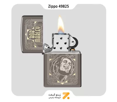 فندک زیپو مدل 49825 طرح باب مارلی-​Zippo Lighter 49825 150 BOB MARLEY