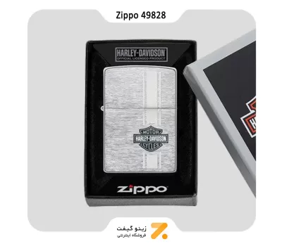 فندک زیپو مدل 49828 طرح لوگو هارلی دیویدسون-Zippo Lighter 49828 200 HARLEY DAVIDSON