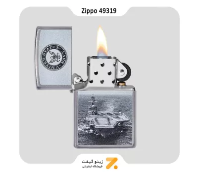 فندک زیپو نیروی دریایی آمریکا مدل 49319-Zippo Lighter 49319 207 US NAVY
