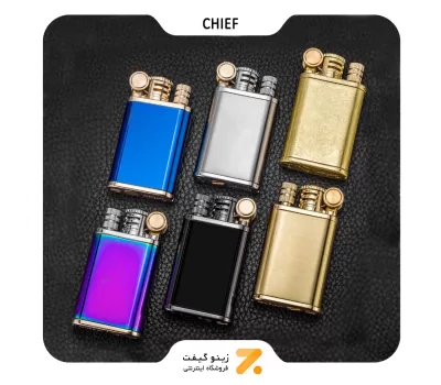 فندک کبریتی و چخماقی مشکی چیف-Chief Lighter SN-LIHN-2104-85