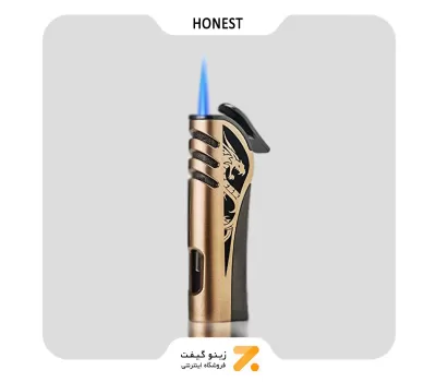 فندک گازی بژ هانست مدل 2201-64-​Honest Lighter SN-LIHN-2201-64