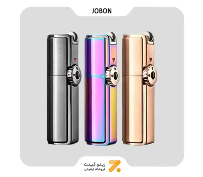 فندک گازی جوبون رزگلد مدل تریبل جت-​Jobon Triple Jet Flame Torch Lighter