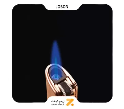فندک گازی جوبون رزگلد مدل متال فلاینت-​Jobon Metal Flint Torch Lighter