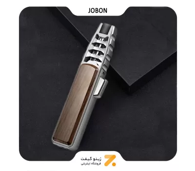 فندک گازی جوبون قهوه ای مدل توربو جت-​JOBON Super Firepower Jet Torch Turbo Lighter
