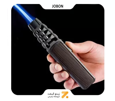 فندک گازی جوبون قهوه ای مدل توربو جت-​JOBON Super Firepower Jet Torch Turbo Lighter