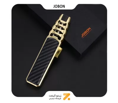 فندک گازی جوبون مشکی مدل توربو جت-​JOBON Super Firepower Jet Torch Turbo Lighter