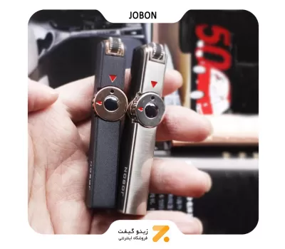 فندک گازی جوبون مشکی مدل متال فلاینت-​Jobon Metal Flint Torch Lighter