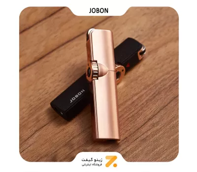 فندک گازی جوبون مشکی مدل متال فلاینت-​Jobon Metal Flint Torch Lighter