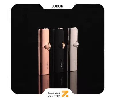 فندک گازی جوبون نقره ای مدل متال فلاینت-​Jobon Metal Flint Torch Lighter