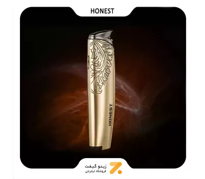 فندک گازی طلایی هانست مدل 2201-36-​Honest Lighter SN-LIHN-2201-36