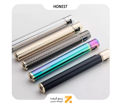 فندک گازی طلایی هانست مدل مدادی-​​Honest Lighter Golden Cigarette Shaped-Slim